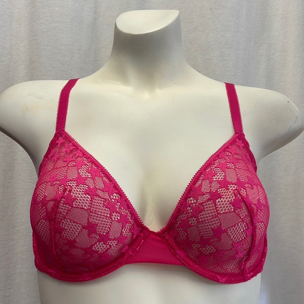 Hot Pink Skarlett Blue Bra 34C